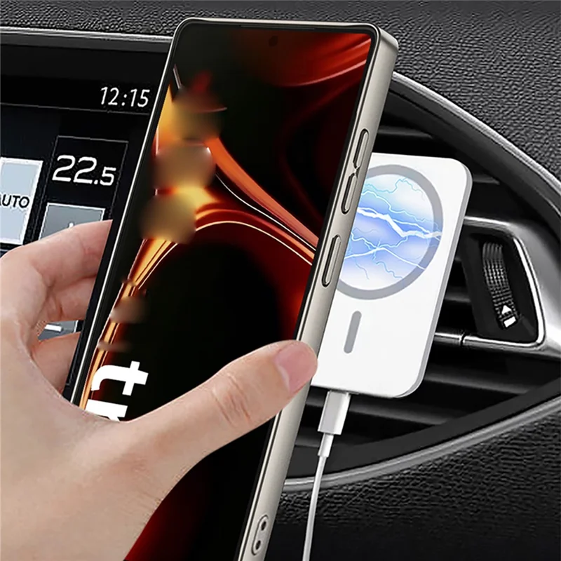 GKK Für Samsung Galaxy S26 Ultra Magnetische Hülle mit Ständer PC + TPU + Stoff Handy-Rückseite - Grau