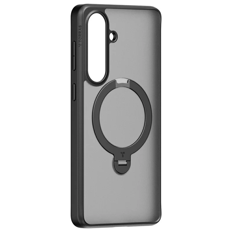 TORRAS Ostand Q3 Spin Series For Samsung Galaxy S26+ Case Magnetic Rotating Kickstand PC + TPU Phone Cover