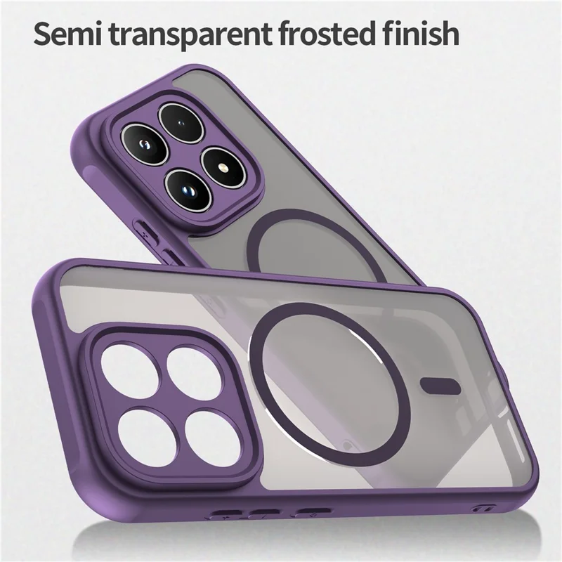 لـ شاومي 17 غطاء مغناطيسي مضاد للسقوط من مادة البولي كربونات + TPU - أرجواني