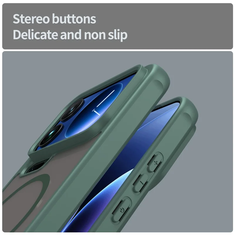 For Xiaomi 17 Pro Max Case Magnetic Anti Drop PC + TPU Phone Cover - Green