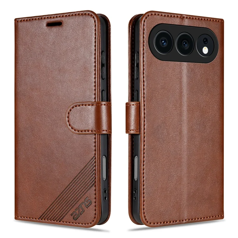 AZNS Per Honor 500 5G Custodia Anti-Graffio Supporto in Pelle PU Portafoglio Cover per Telefono - Marrone