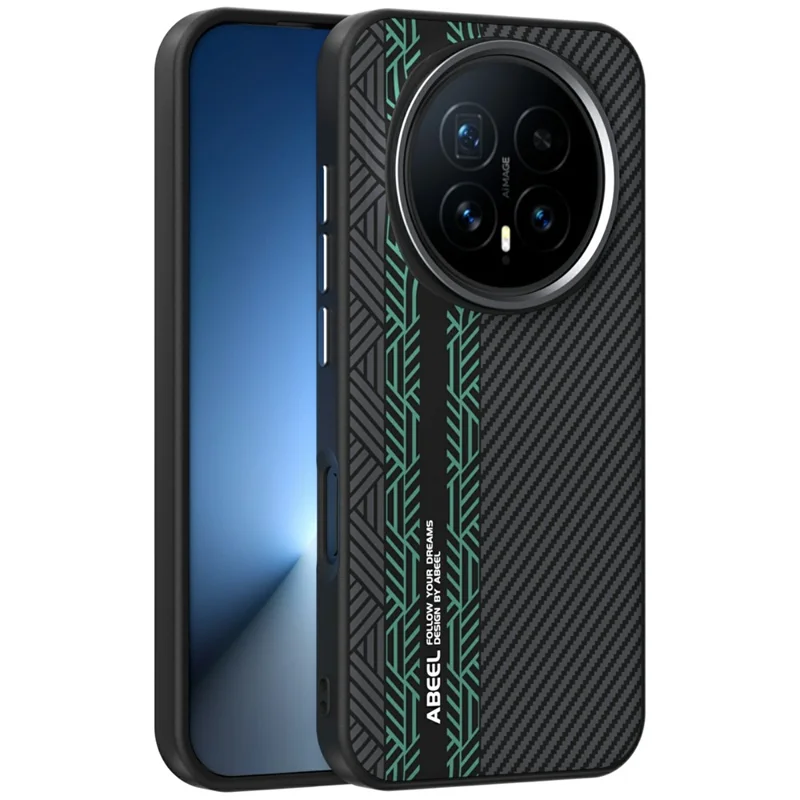 ABEEL For Honor Magic8 5G Magnetic Case PC + TPU + Aluminum Alloy + PU Leather Slim Phone Back Cover - Texture 2