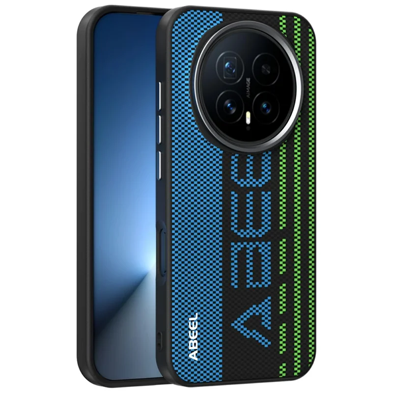 ABEEL For Honor Magic8 5G Magnetic Case Micro-Embossing 6D Printed PC TPU Aluminum Alloy Leather Phone Cover - Outstanding No. 1