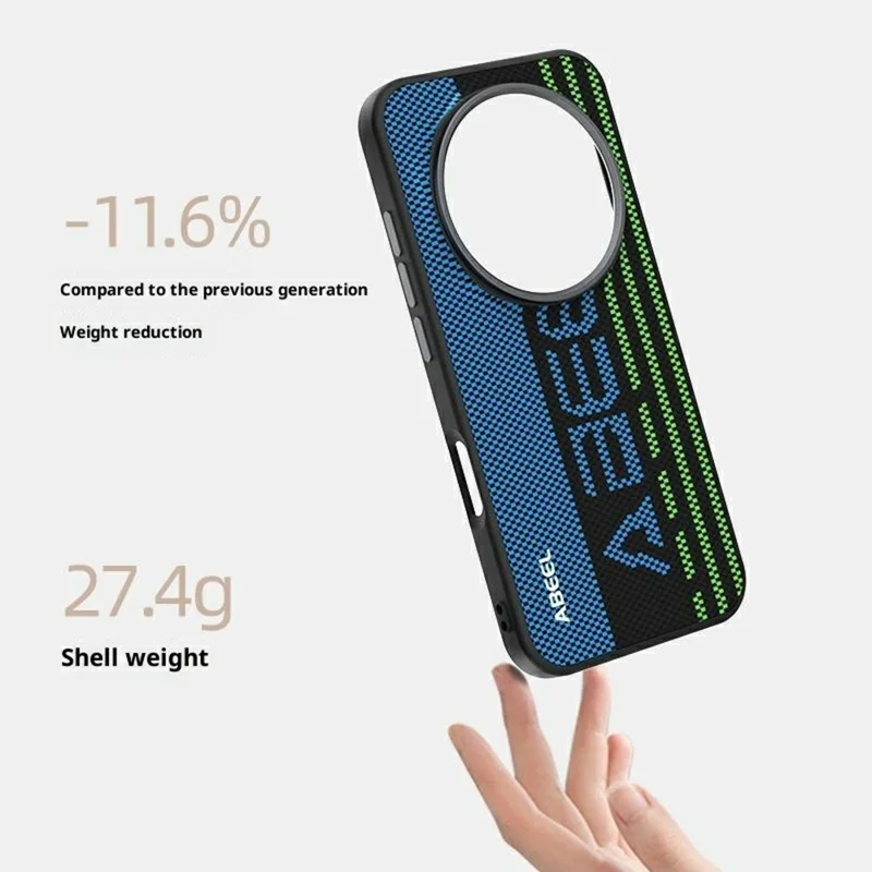 ABEEL For Honor Magic8 5G Magnetic Case Micro-Embossing 6D Printed PC TPU Aluminum Alloy Leather Phone Cover - Outstanding No. 1