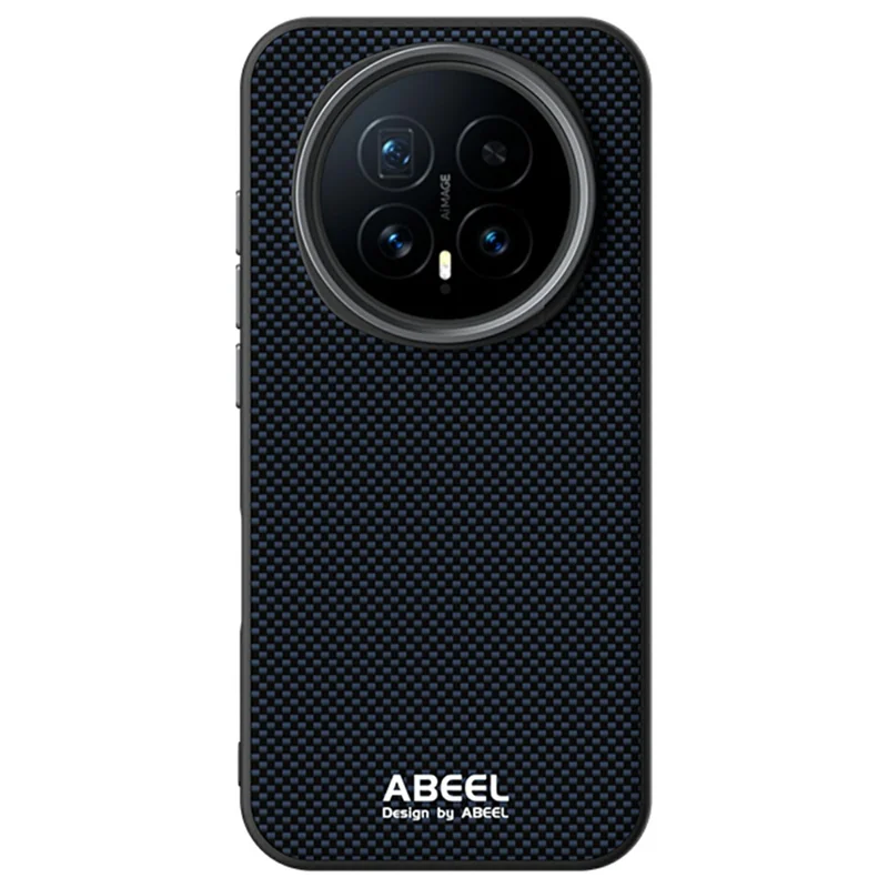 ABEEL For Honor Magic8 5G Magnetic Case Printed PC TPU Aluminum Alloy Leather Phone Cover - Black