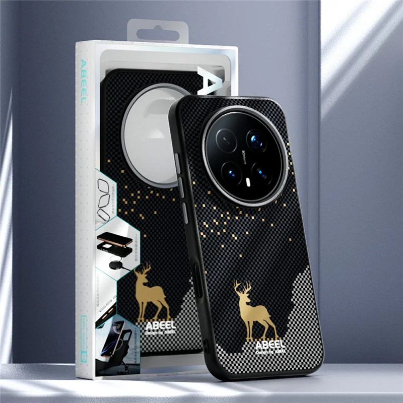 ABEEL For Honor Magic8 5G Magnetic Case Ultra Slim PC TPU Phone Back Cover - Deer
