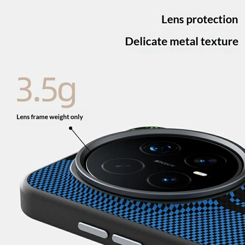 ABEEL For Honor Magic8 Pro 5G Magnetic Case Micro-Embossing 6D Printed PC TPU Aluminum Alloy Leather Phone Cover - Outstanding No. 1