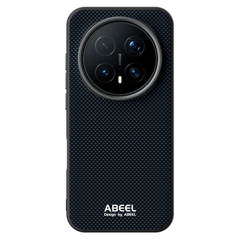 ABEEL pour Honor Magic8 Pro 5G étui magnétique imprimé en PC TPU aluminium cuir - Noir