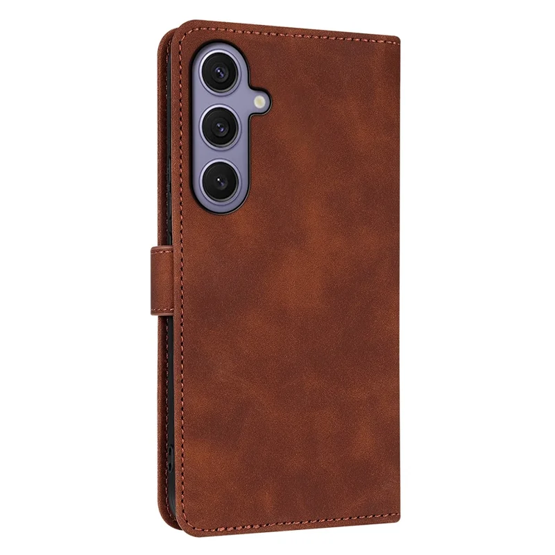 AZNS Чехол для Samsung Galaxy A57 из искусственной кожи с отделением для карт - Коричневый