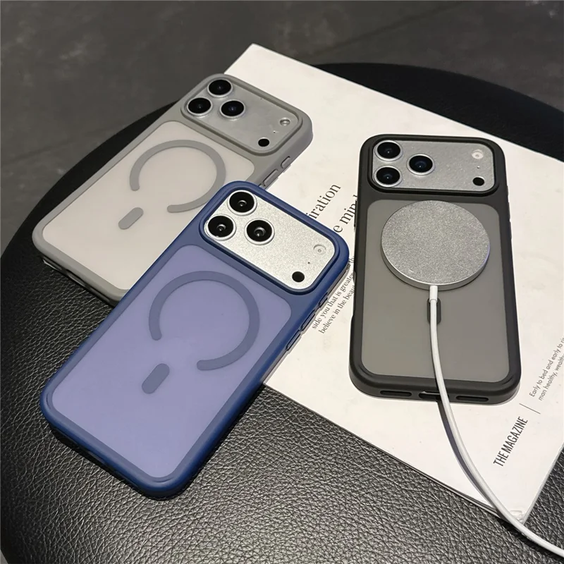 Custodia per iPhone 17 Pro Compatibile con MagSafe Cover Posteriore in TPU PC con Finitura Soft-Touch da 2,0 mm - Arancione