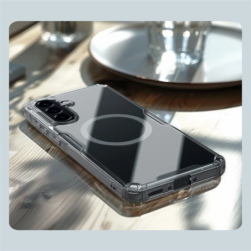 NILLKIN Nature Pro Series for Samsung Galaxy A57 5G Magnetic Case TPU + PC Ultra Clear Phone Cover