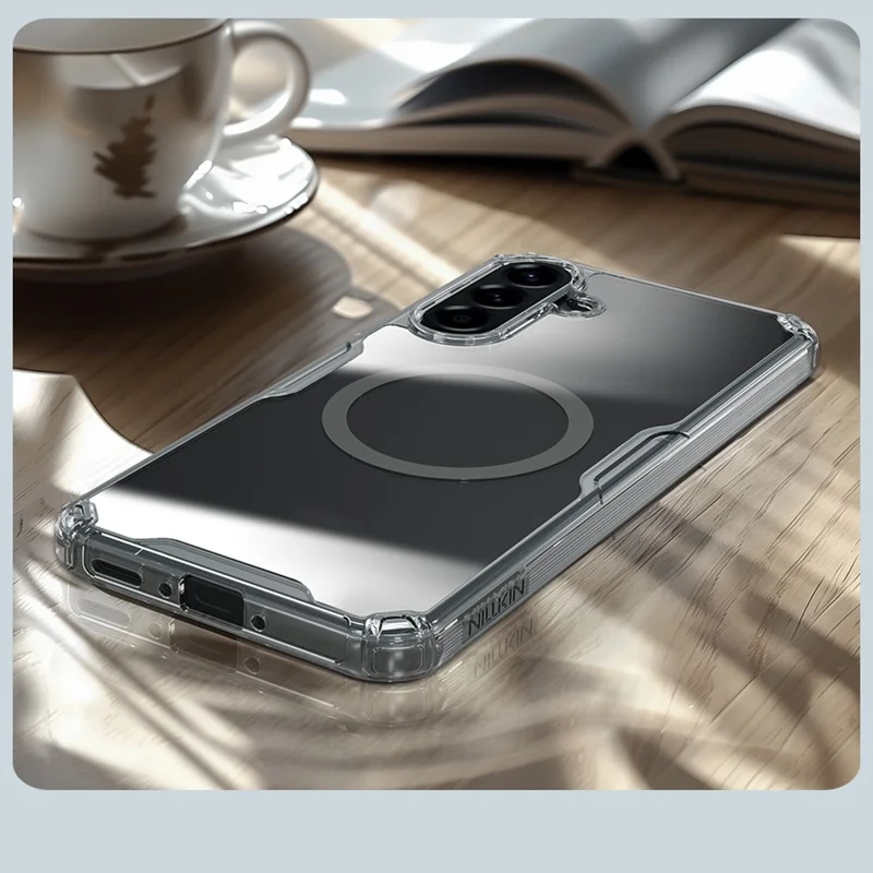 NILLKIN Nature Pro Series for Samsung Galaxy A57 5G Magnetic Case TPU + PC Ultra Clear Phone Cover