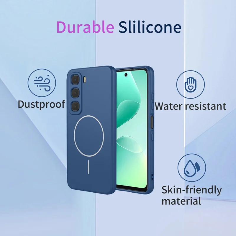Bulk Purchasing For Infinix Hot 60 5G / 60i 4G Magnetic Case Soft TPU Phone Back Cover - Blue