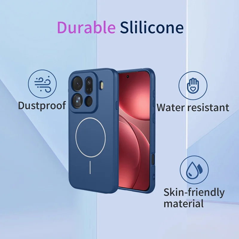 Bulk Purchasing For Oppo Find X9 Pro 5G Magnetic Case Soft TPU Phone Back Cover - Blue