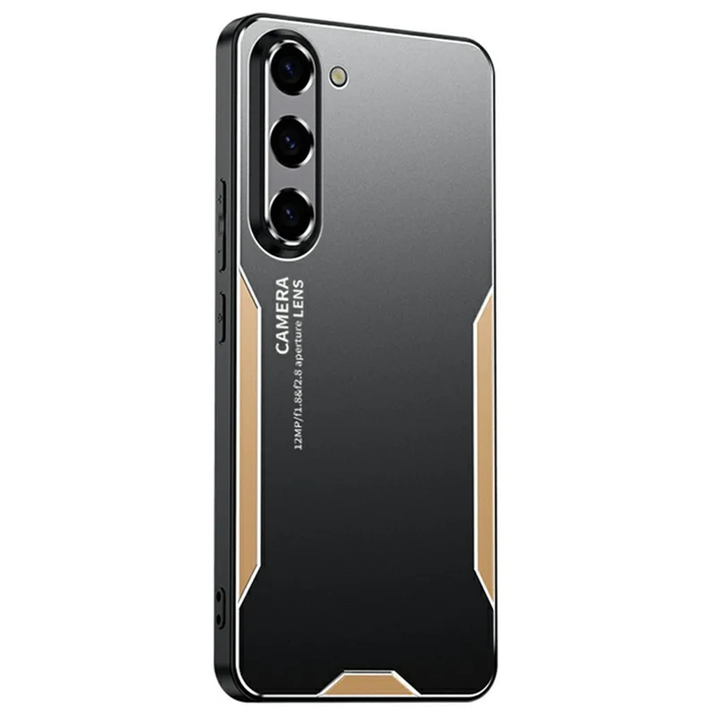 Coque pour Samsung Galaxy A37 en alliage d'aluminium, TPU, PC - Or