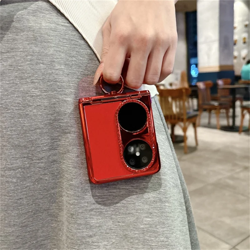 حالة لهواوي جيب 2 حالة سنة جديدة خيمة نمط الحصان غطاء الهاتف البولي كربونات مع حامل الخاتم وفيلم الشاشة الخلفي الزجاج المقسى