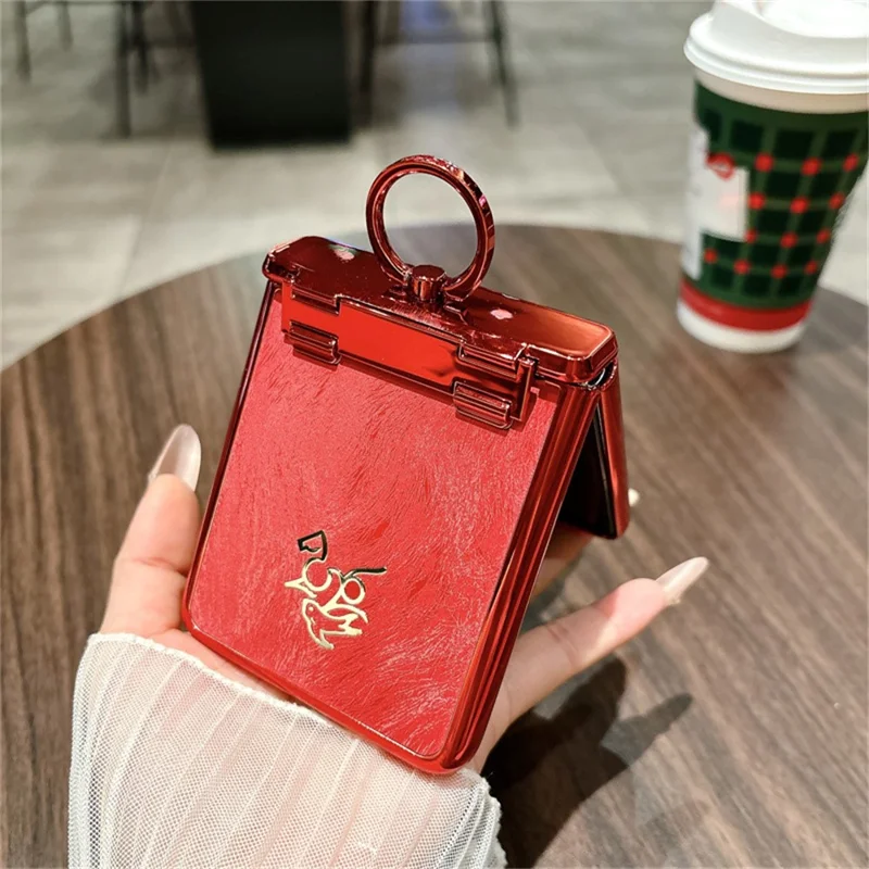 حالة لهواوي جيب 2 حالة سنة جديدة خيمة نمط الحصان غطاء الهاتف البولي كربونات مع حامل الخاتم وفيلم الشاشة الخلفي الزجاج المقسى