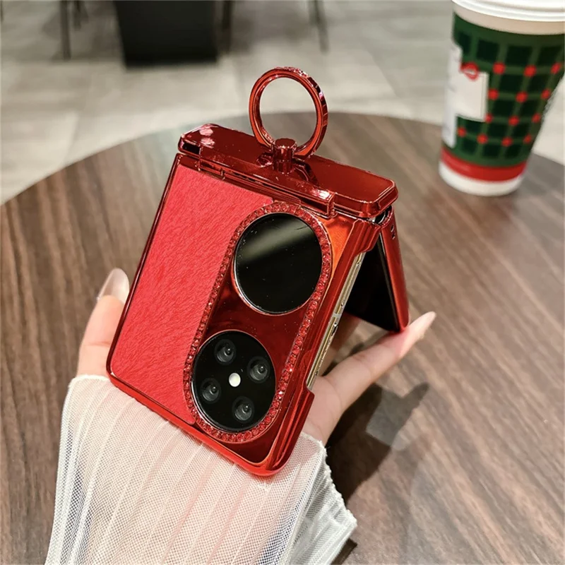 حالة لهواوي جيب 2 حالة سنة جديدة خيمة نمط الحصان غطاء الهاتف البولي كربونات مع حامل الخاتم وفيلم الشاشة الخلفي الزجاج المقسى