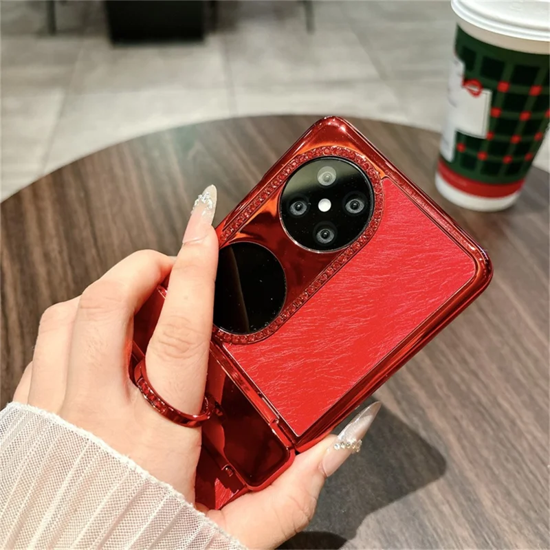 حالة لهواوي جيب 2 حالة سنة جديدة خيمة نمط الحصان غطاء الهاتف البولي كربونات مع حامل الخاتم وفيلم الشاشة الخلفي الزجاج المقسى