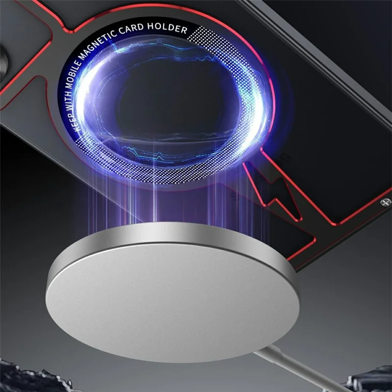 For Samsung Galaxy S25 Ultra Magnetic Case Aluminium Alloy Frameless Phone Cover with Kickstand - Black  /  Silver