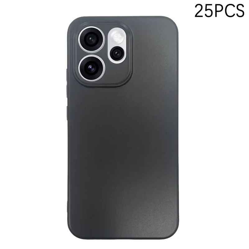 Acquisto all'ingrosso 25 pezzi per custodia Oppo Reno15 Pro 5G 1,2 mm TPU opaco nera