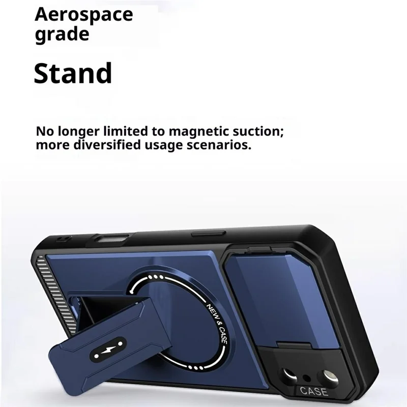 Bulk Purchasing For iPhone 17 Pro Max Kickstand Case Compatible with MagSafe TPU + PC Phone Cover with Camera Flip Cover - Pink