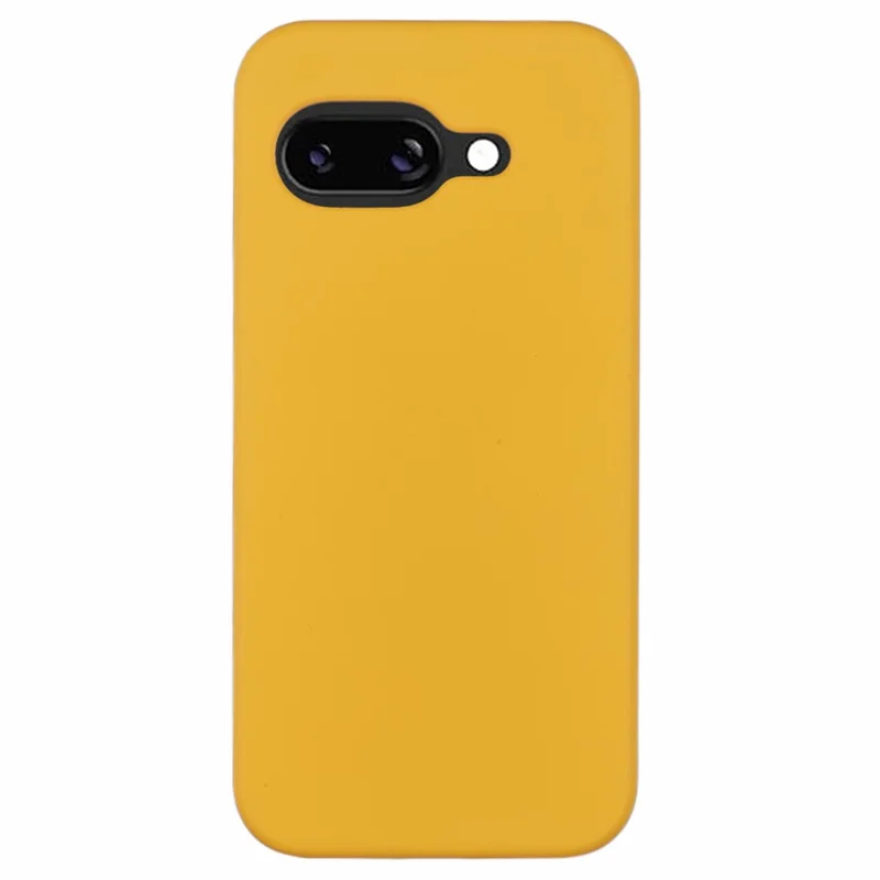 For Google Pixel 10a Case Hard PC Drop Proof Frosted Minimalist Phone Cover - Yellow