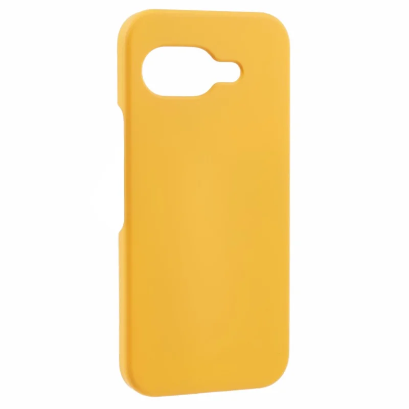For Google Pixel 10a Case Hard PC Drop Proof Frosted Minimalist Phone Cover - Yellow