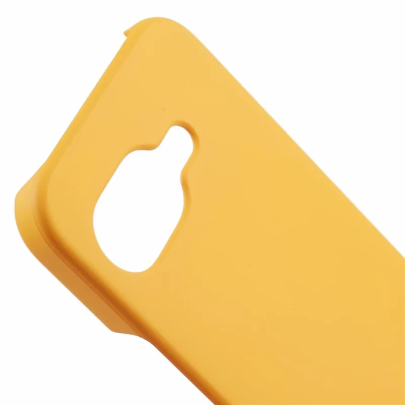 For Google Pixel 10a Case Hard PC Drop Proof Frosted Minimalist Phone Cover - Yellow