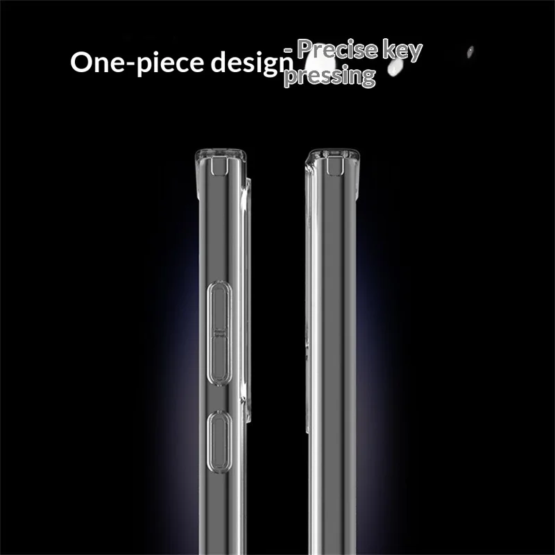 X-LEVEL Чехол для Samsung Galaxy S26 Ultra, прозрачный ударопрочный чехол из поликарбоната и ТПУ