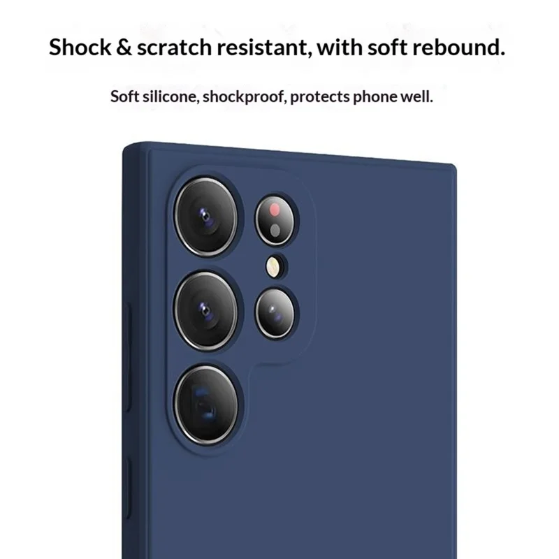 X-LEVEL Чехол для Samsung Galaxy S26 Ultra Мягкий ТПУ Антицарапины с Волокнистой Подкладкой Голубой