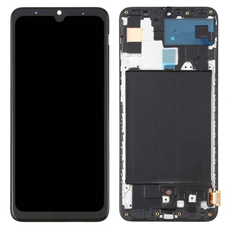 Für Samsung Galaxy A70 A705 Grade C OLED-Bildschirm und Digitizer-Baugruppe + Rahmen (ohne Logo)