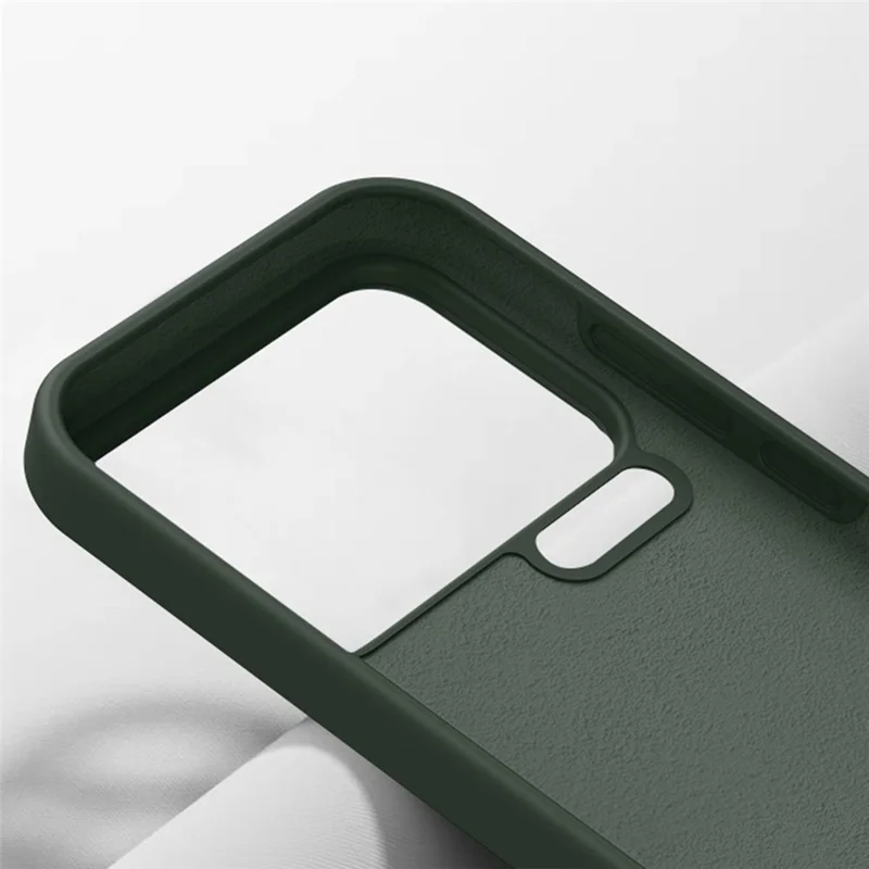 For Xiaomi 17 Pro Max Magnetic Case Skin-friendly Liquid Silicone + PC Phone Cover - Green