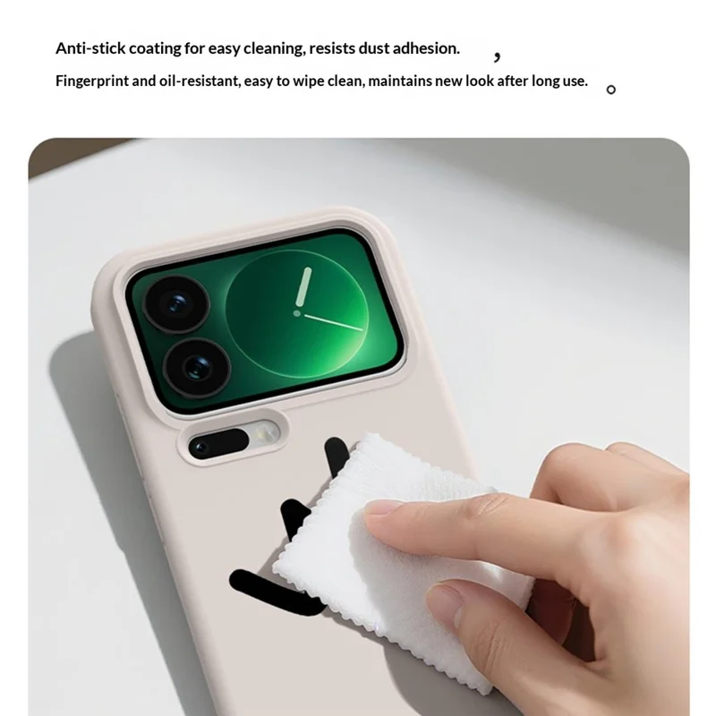 For Xiaomi 17 Pro Max Magnetic Case Skin-friendly Liquid Silicone + PC Phone Cover - Green