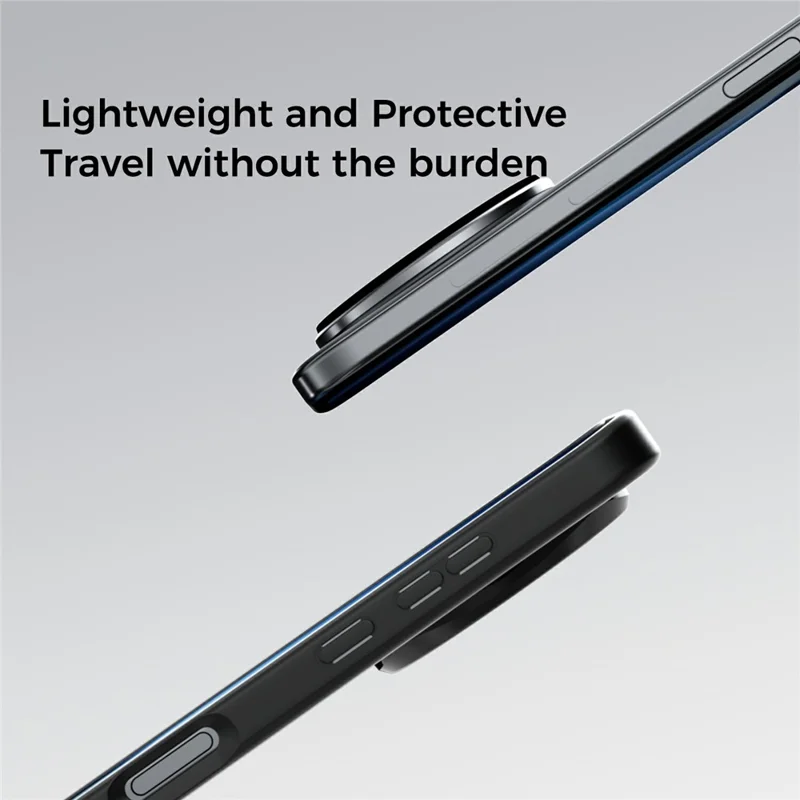 ABEEL CF-Lyocell Series For Honor Magic8 Pro 5G Magnetic Case Microfiber + PC + E-TPU Phone Cover - No.1