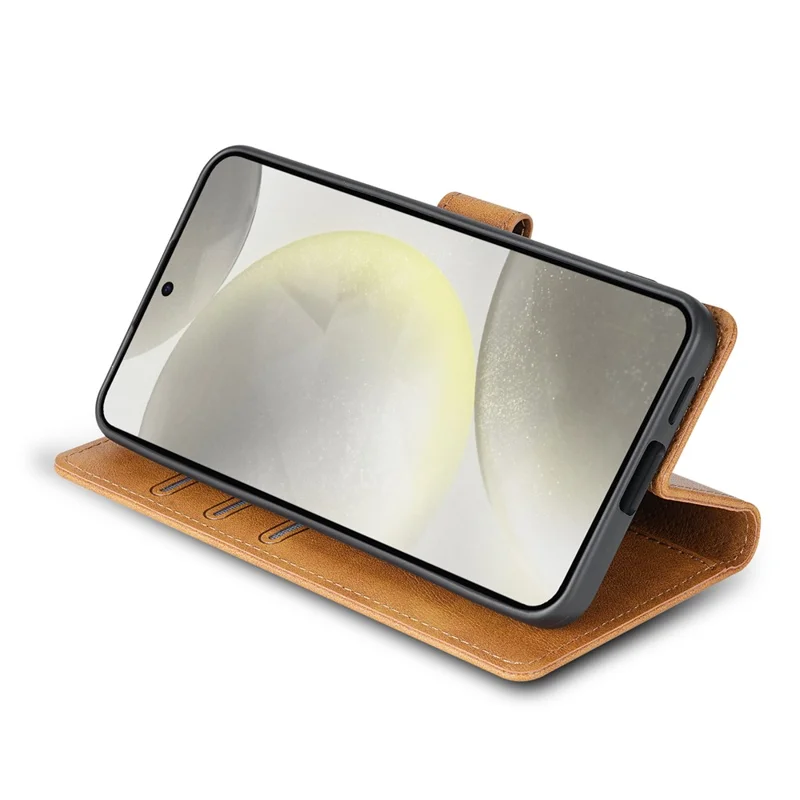 N.BEKUS CSJ-001 Funda con soporte para Samsung Galaxy A37, carcasa tipo cartera de cuero PU - Marrón