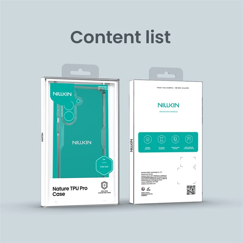 NILLKIN Nature Pro Series For Samsung Galaxy S26 Case PC + TPU Anti-Scratch Clear Back Cover