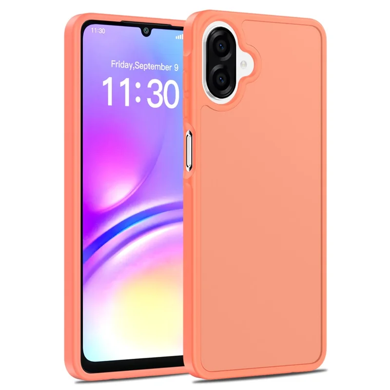 Compra al por mayor de funda para Samsung Galaxy A07 5G, tacto piel, TPU y policarbonato, cubierta trasera para teléfono - Naranja
