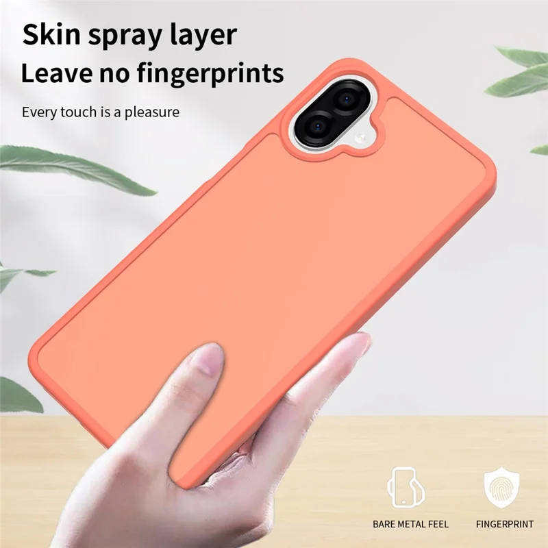 Compra al por mayor de funda para Samsung Galaxy A07 5G, tacto piel, TPU y policarbonato, cubierta trasera para teléfono - Naranja