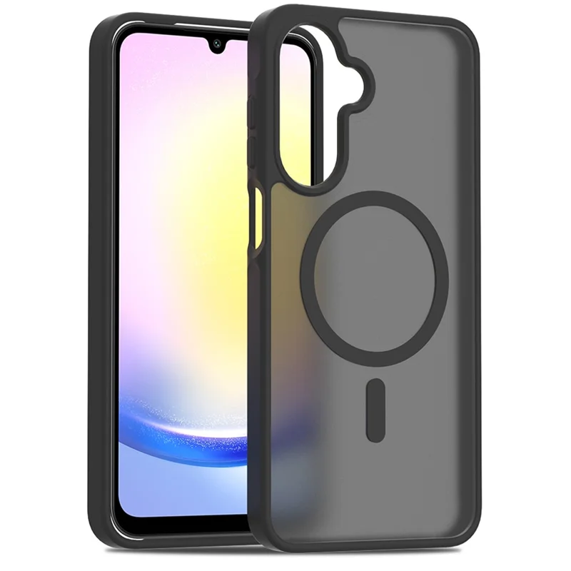 Kauf in Großmengen für Samsung Galaxy A26 5G Magnet-Case Haut-Touch TPU PC Handy-Rückseite – Schwarz