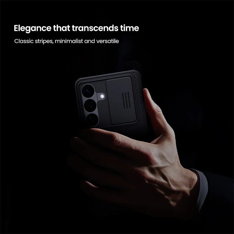 NILLKIN Camshield Pro-serie til Samsung Galaxy S26+ hylster PC + TPU Skydelåg til kamera