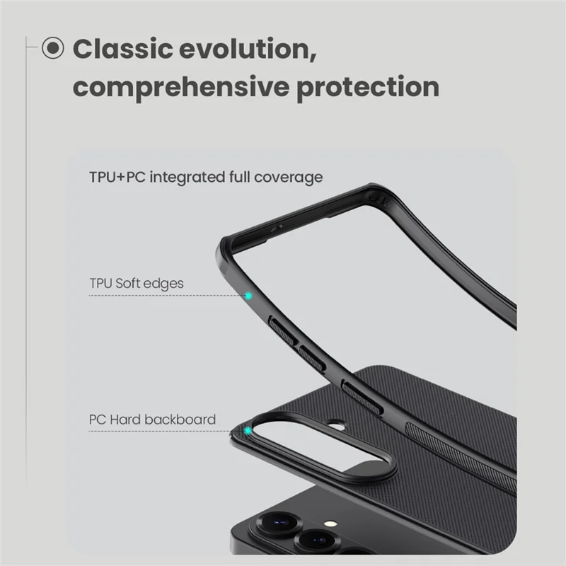 NILLKIN Super Frosted Shield Pro for Samsung Galaxy S26+ Magnetic Case PC + TPU Phone Cover