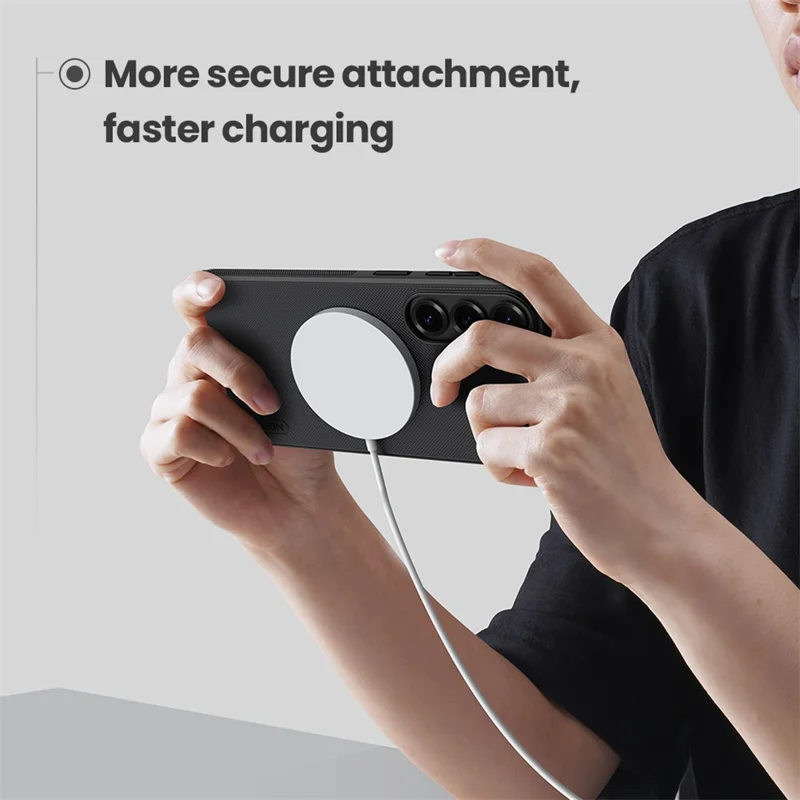 NILLKIN Super Frosted Shield Pro for Samsung Galaxy S26+ Magnetic Case PC + TPU Phone Cover