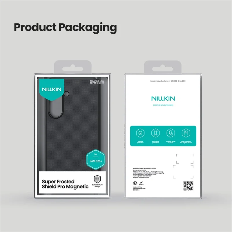 NILLKIN Super Frosted Shield Pro for Samsung Galaxy S26+ Magnetic Case PC + TPU Phone Cover
