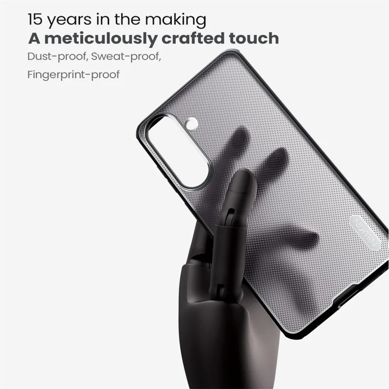 NILLKIN Super Frosted Shield Pro For Samsung Galaxy S26+ Case Matte PC TPU Clear Black Phone Back Cover