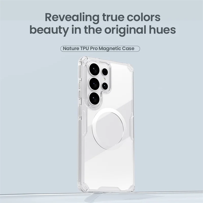 NILLKIN Nature Pro Series for Samsung Galaxy S26 Ultra Magnetic Case TPU + PC Ultra Clear Phone Cover