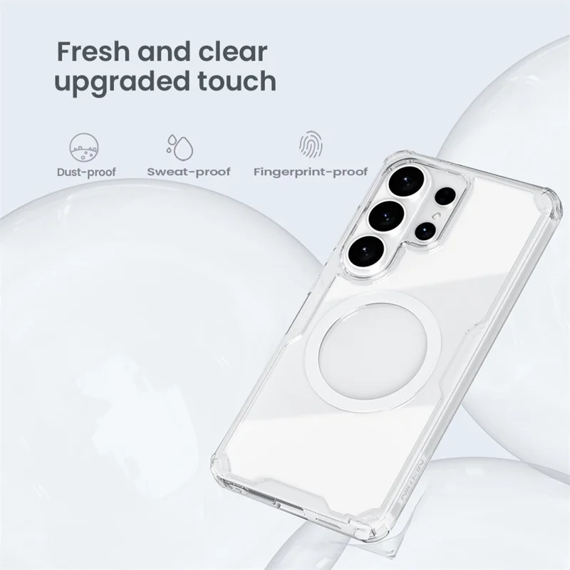 NILLKIN Nature Pro Series for Samsung Galaxy S26 Ultra Magnetic Case TPU + PC Ultra Clear Phone Cover