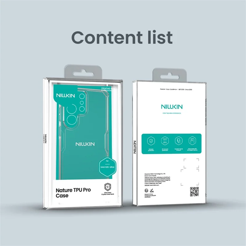 NILLKIN Nature Pro Series For Samsung Galaxy S26 Ultra Case PC + TPU Anti-Scratch Clear Back Cover