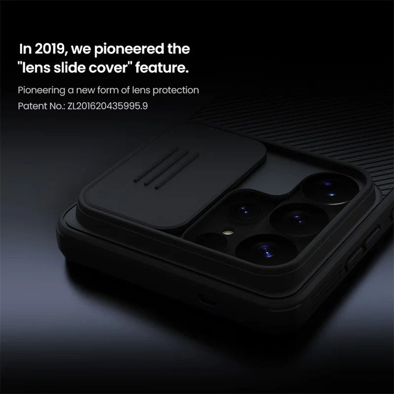 NILLKIN Camshield Pro Series for Samsung Galaxy S26 Ultra Case PC + TPU Slide Camera Lid Phone Cover