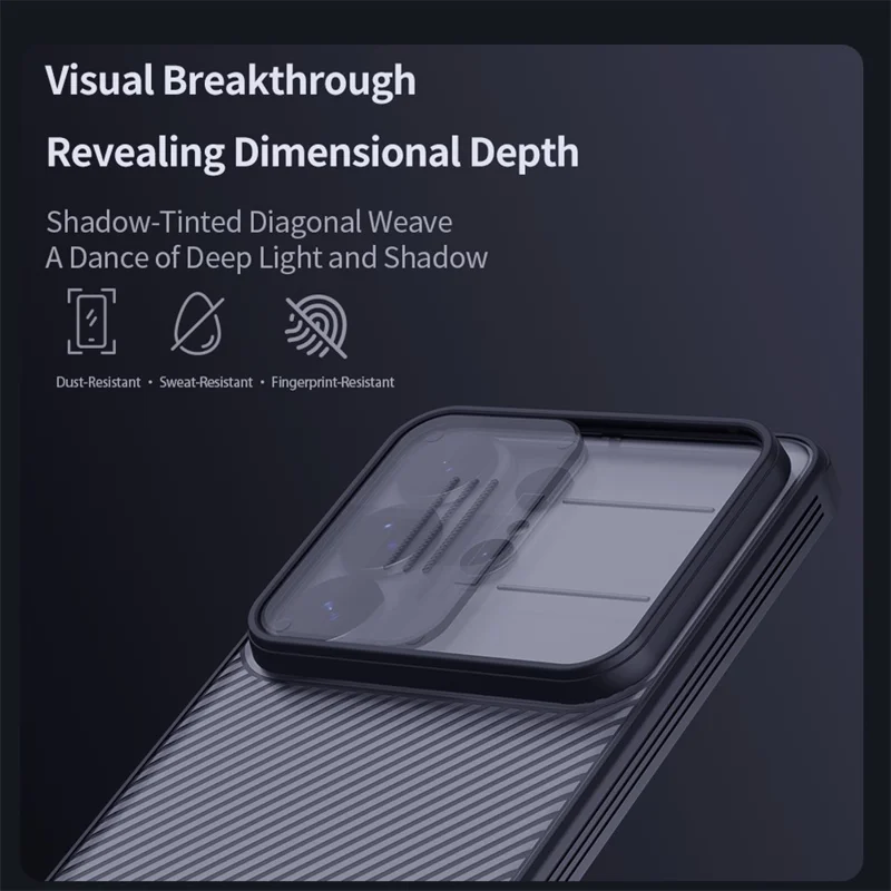 NILLKIN Camshield Pro Series For Samsung Galaxy S26 Ultra Case TPU + PC Clear Black Phone Cover with Camera Slider